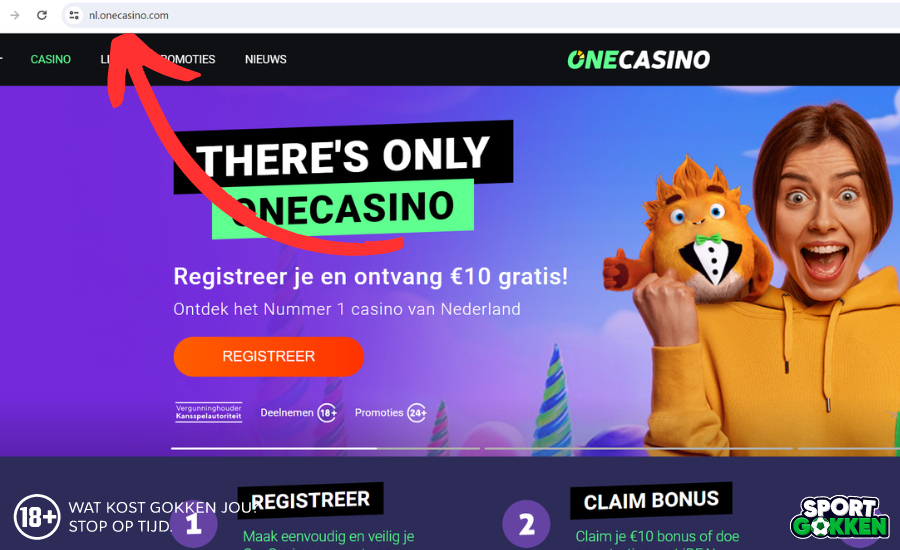 Ga naar de website onecasino.nl