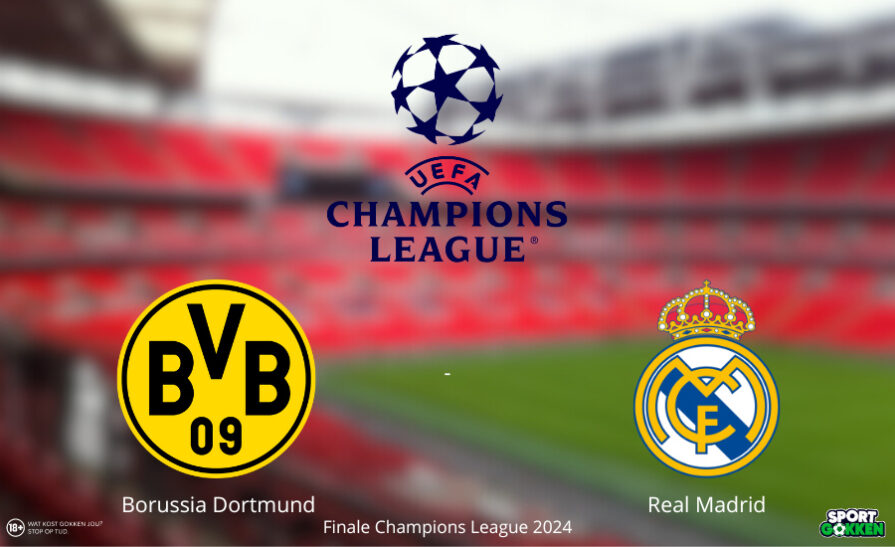 Wedden op Dortmund Real Madrird Finale Champions League 2024