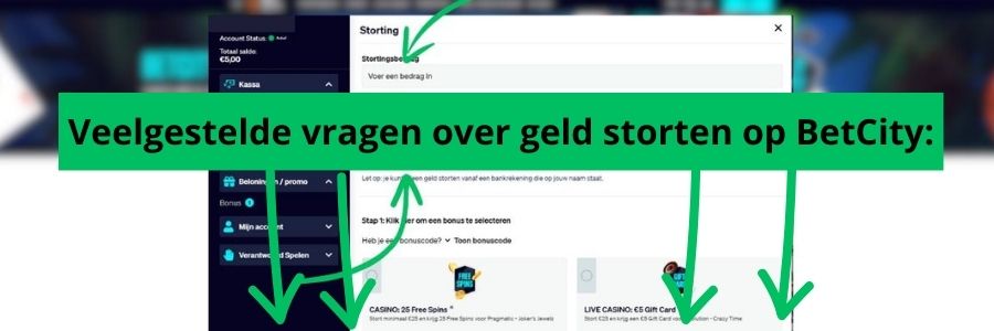 sportgokken uitleg storten bij betcity faq 