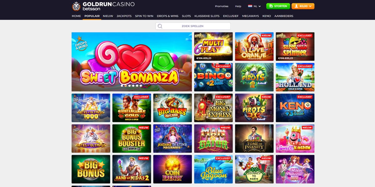 Populair goldrun casino review navigatie