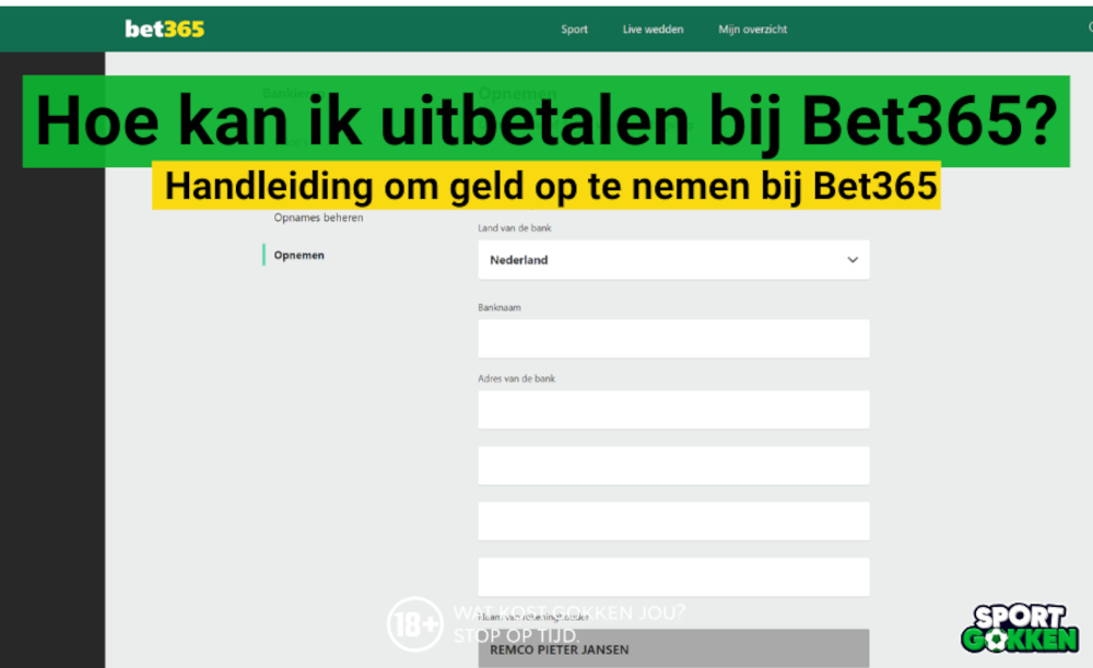 Bet365 uitbetaling