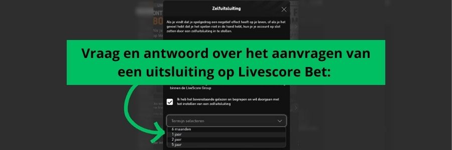 FAQ over speelpauzes op LIVESCORE BET