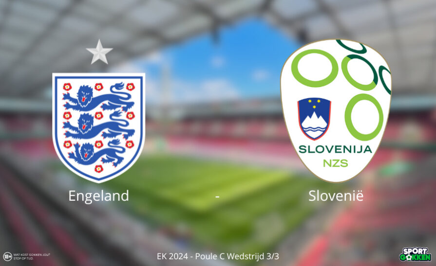 Wedden op Engeland Slovenie EK 2024 odds en bookmakers