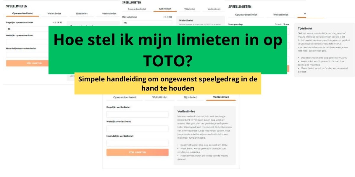 Limieten TOTO sportgokken uitleg