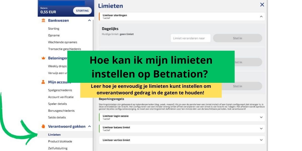 limieten betnation uitleg sportgokken