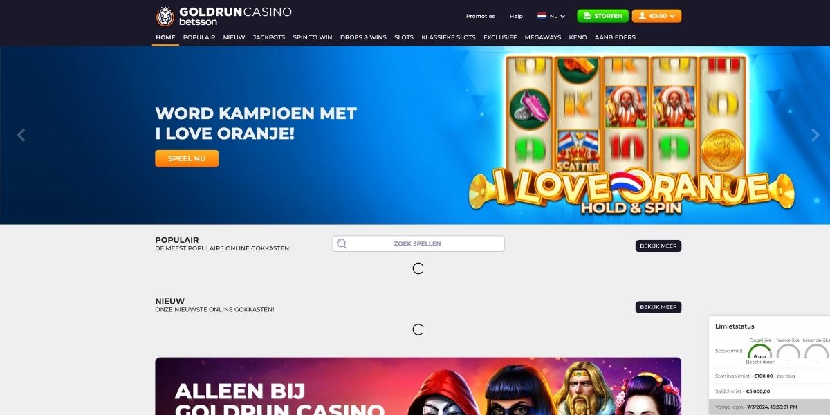 check je limieten voor je begint met spelen welkom op goldrun casino betsson begin met spelen