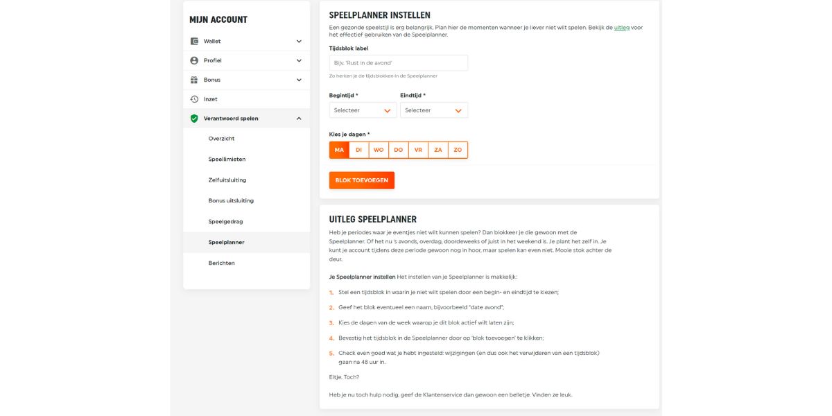 speelplanner toto limieten sportgokken uitleg