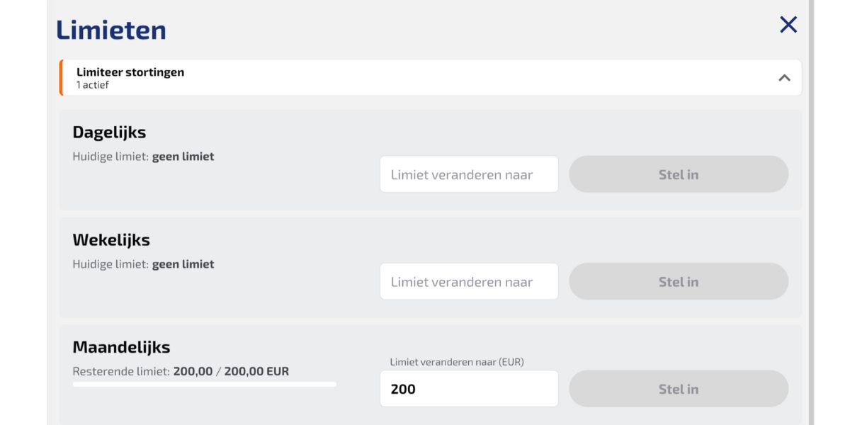 limieten instellen op betnation uitleg sportgokken