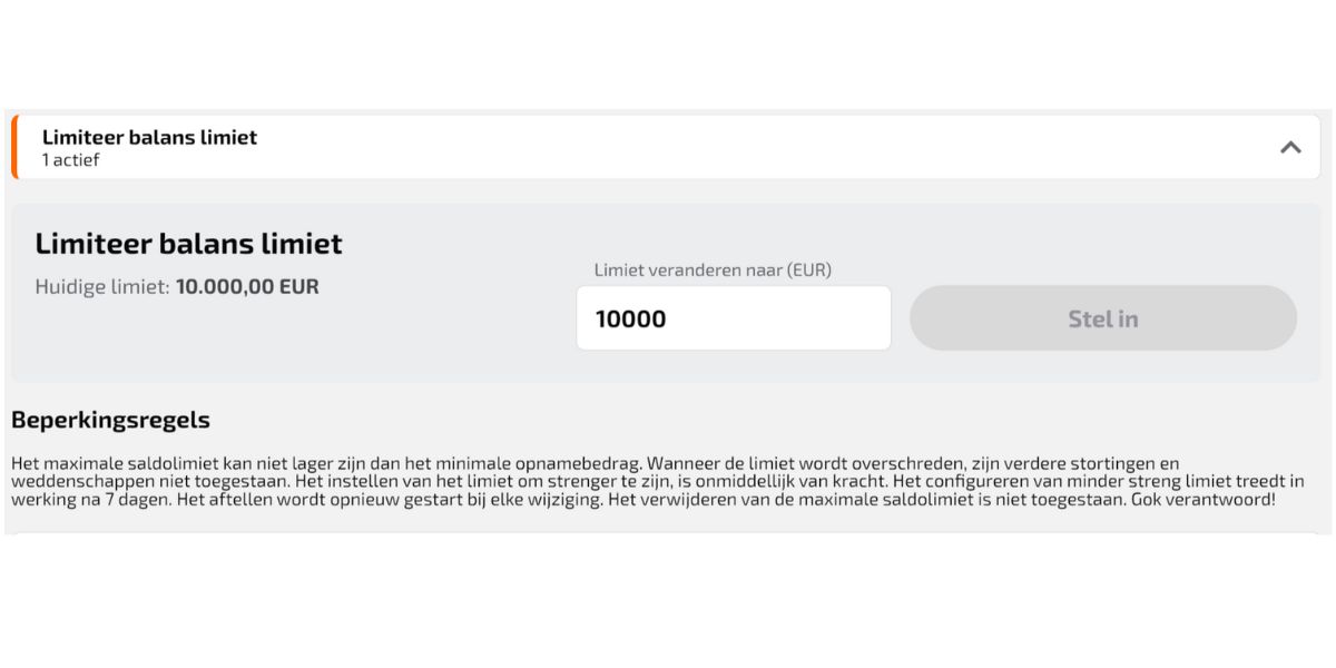 limieten instellen op betnation uitleg sportgokken