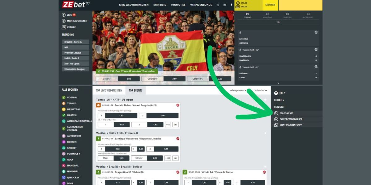 Whatsapp ZEbet Chatten ZEbet Hulp ZEbet Klachten ZEbet