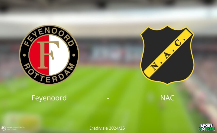 Voorspelling Feyenoord NAC odds tips bonus Eredivisie 24 25