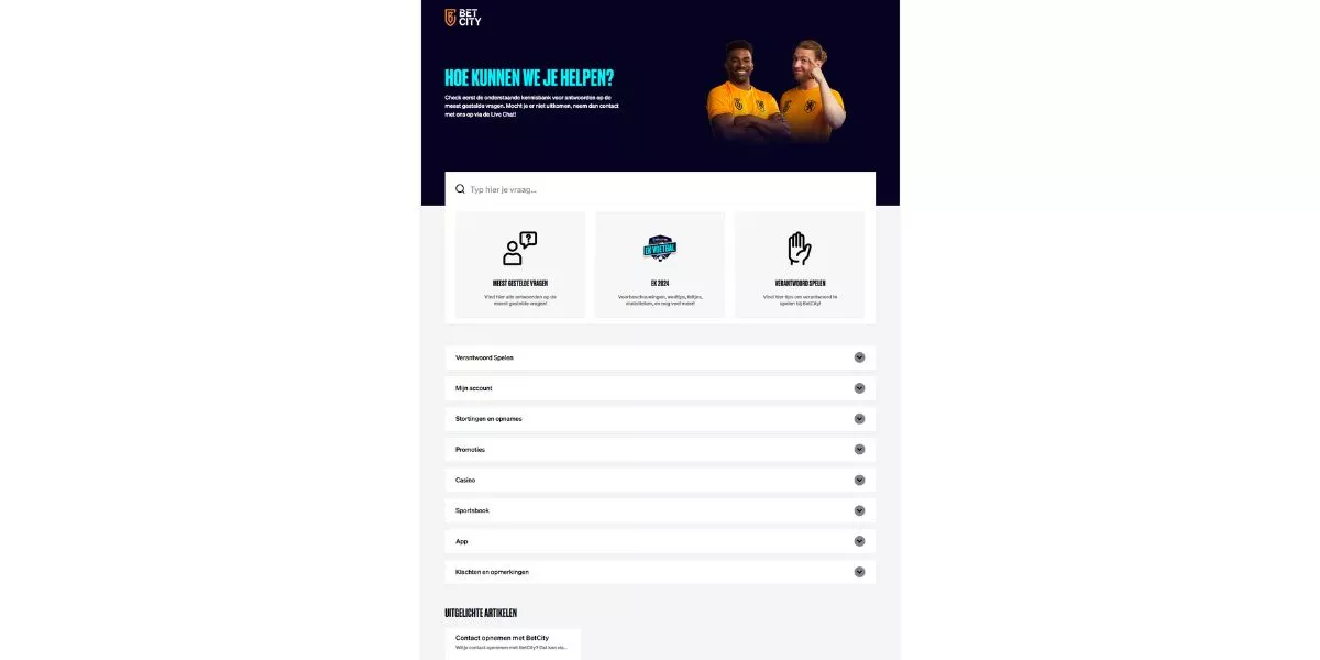 guide gids handleiding how to sportgokken uitleg betcity contact klantenservice