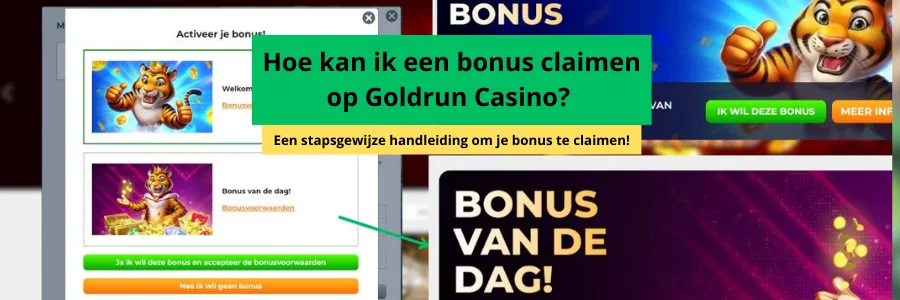 banner Bonus claimen promotie goldrun casino sportgokken uitleg