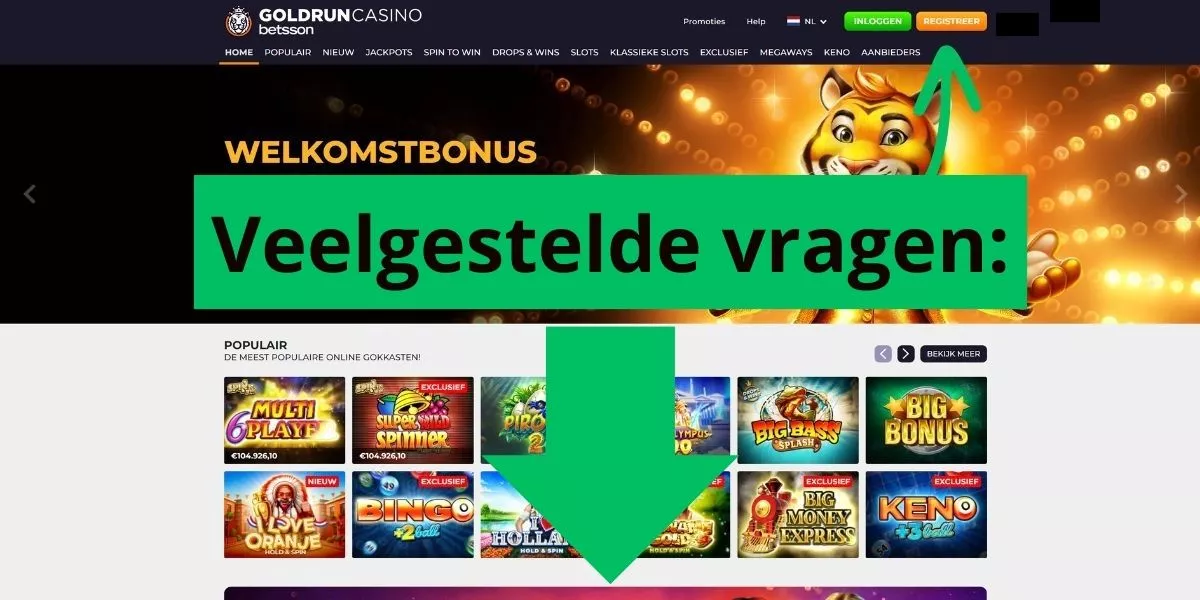 aanmelden goldrun casino simpele handleiding registratie