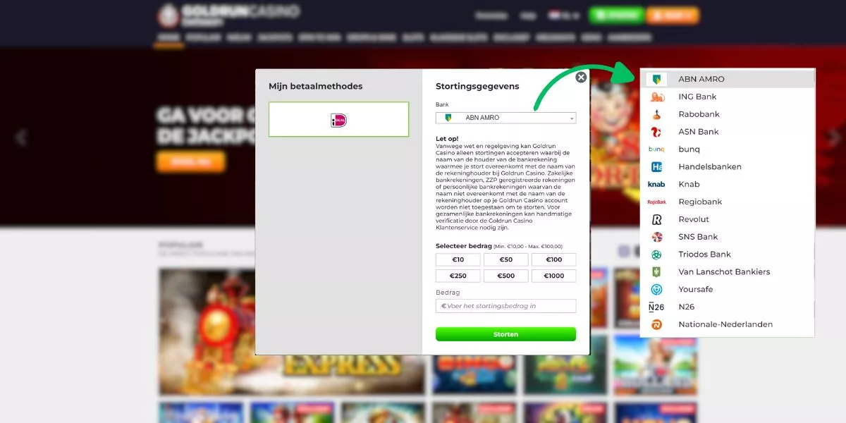 Bonus claimen promotie goldrun casino sportgokken uitleg kies rekening